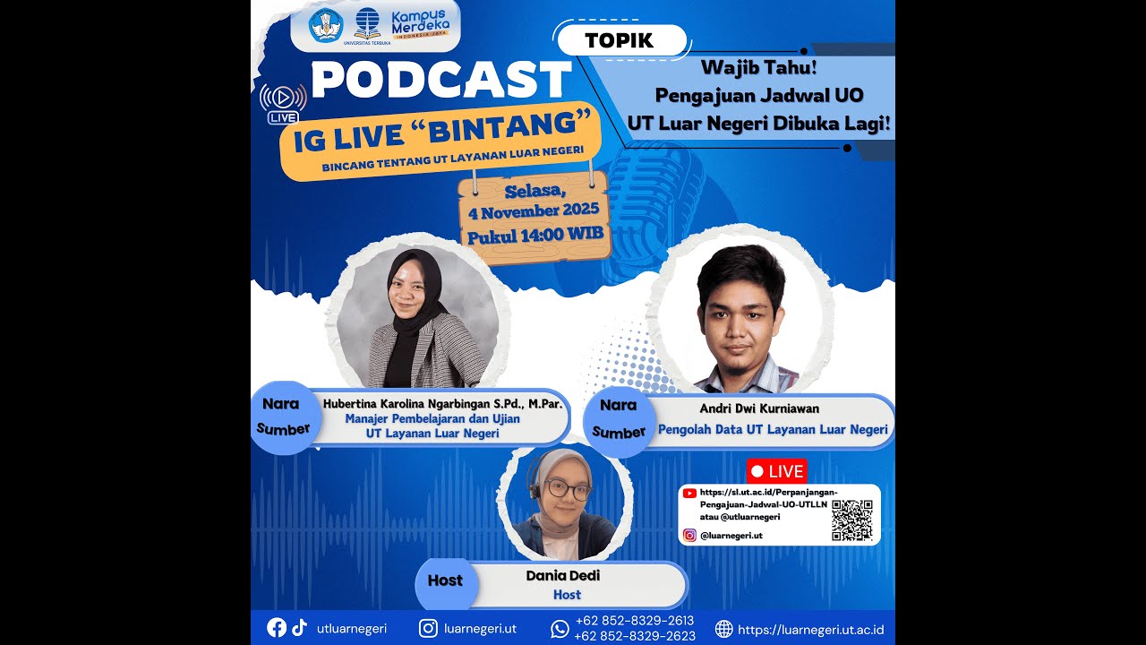 Wajib Tahu! Pengajuan Jadwal Ujian Online (UO) UT Luar Negeri Dibuka Lagi!