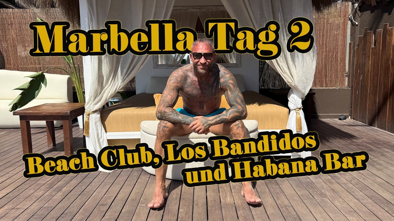 Marbella Vlog Day 2 – Padel Gym, Luxus-Yachten, Beach Club und Habana Bar 🌴🔥