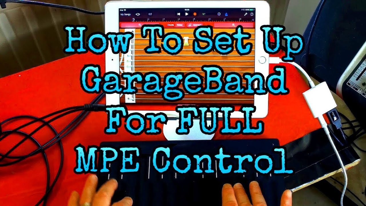 How To Set Up GarageBand for FULL Roli Seaboard MPE Midi Control - iPad Demo