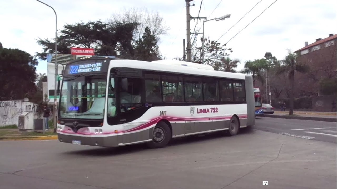 [Video especial] Línea 722 - Interno 2017 (Volvo B12M Articulado!)