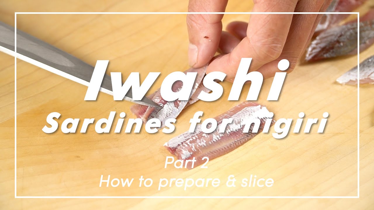 Iwashi (Sardine): How to prep & slice for tasty sushi (2/2)
