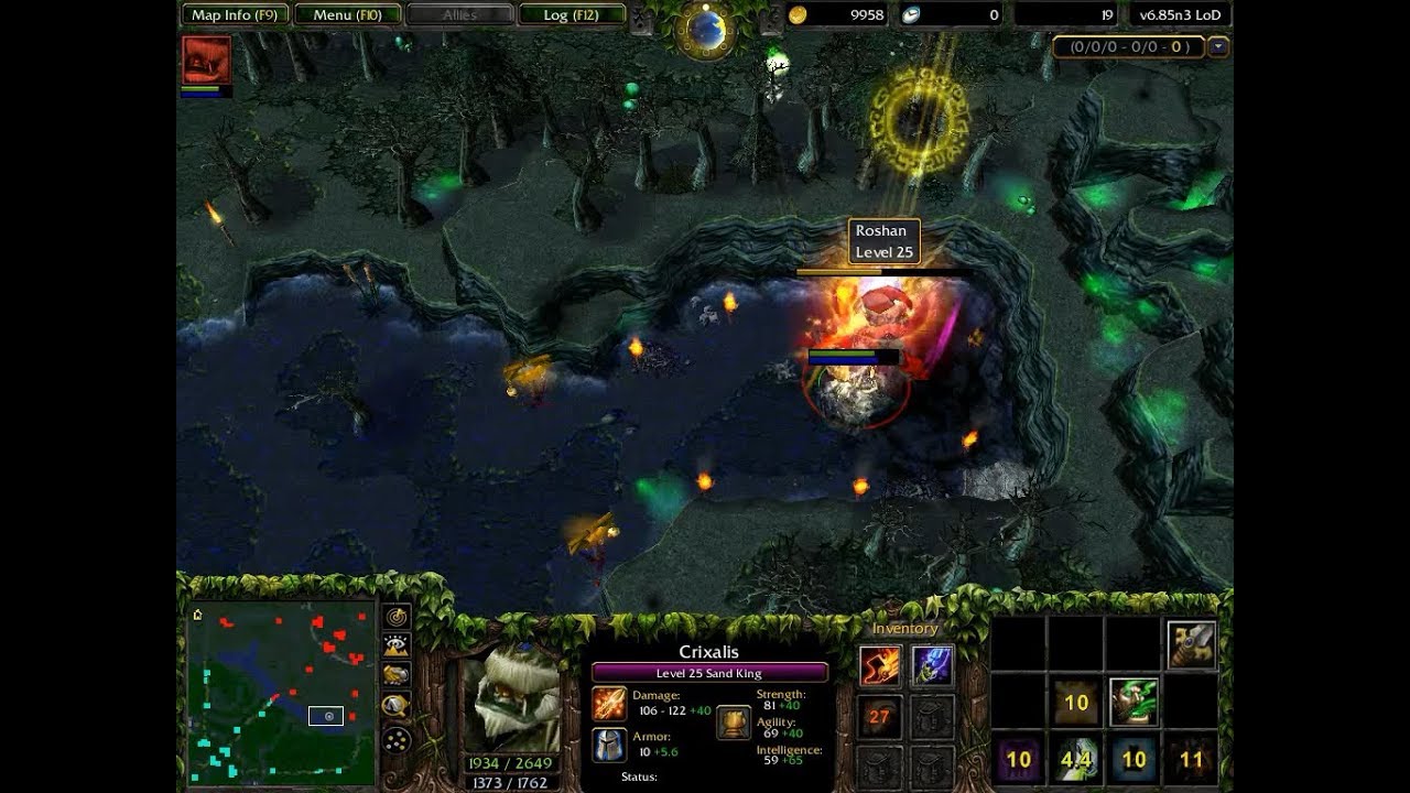 Top Dota Lod Bug Skills - Last Map RGC Edition - Unstoppable - One Shot - 1v5 Skills
