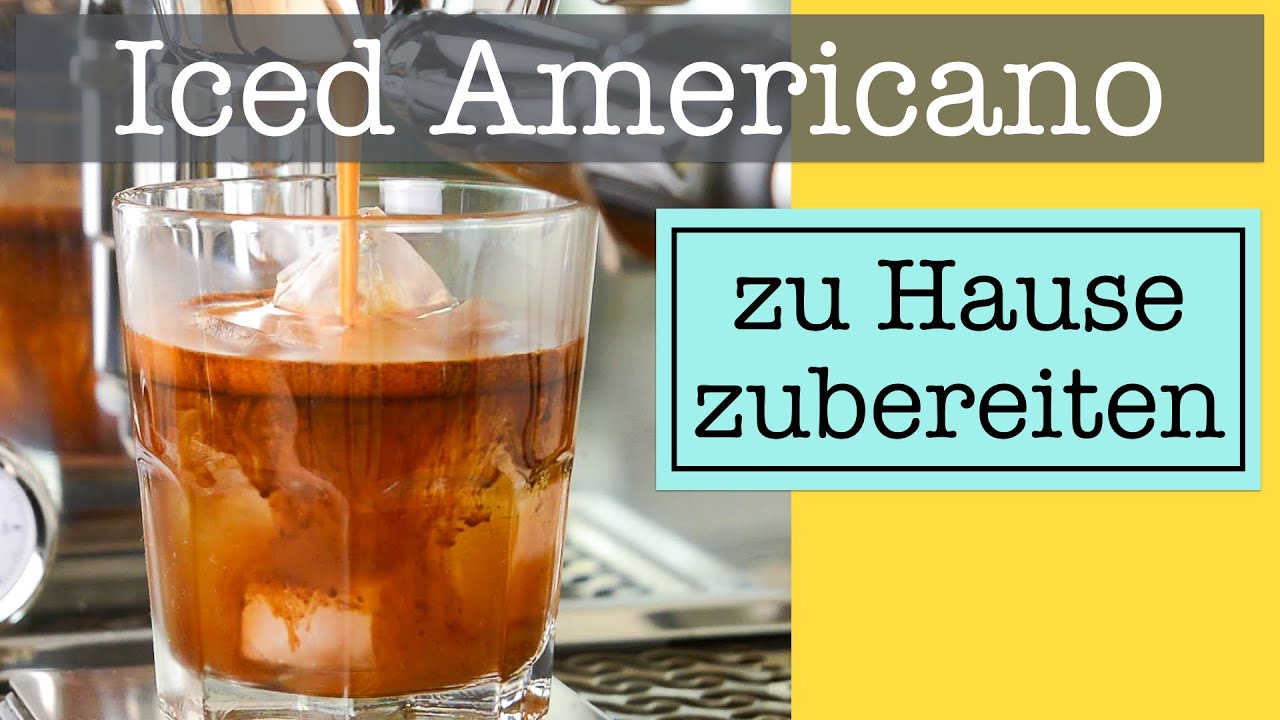 Iced Americano Zubereitung | Sommer Edition