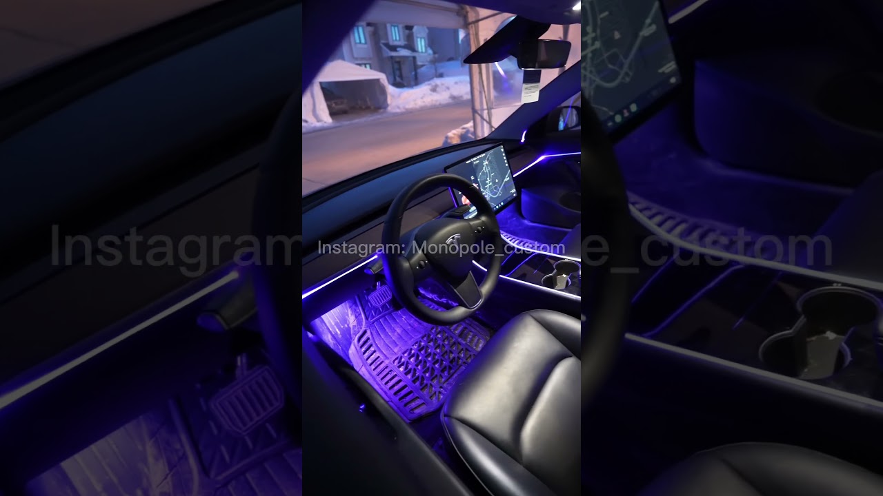 Tesla model 3 2022 Led Installation