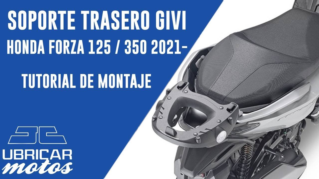 Soporte trasero Honda Forza 125 / 350 2021-22 | GIVI | Tutorial Montaje