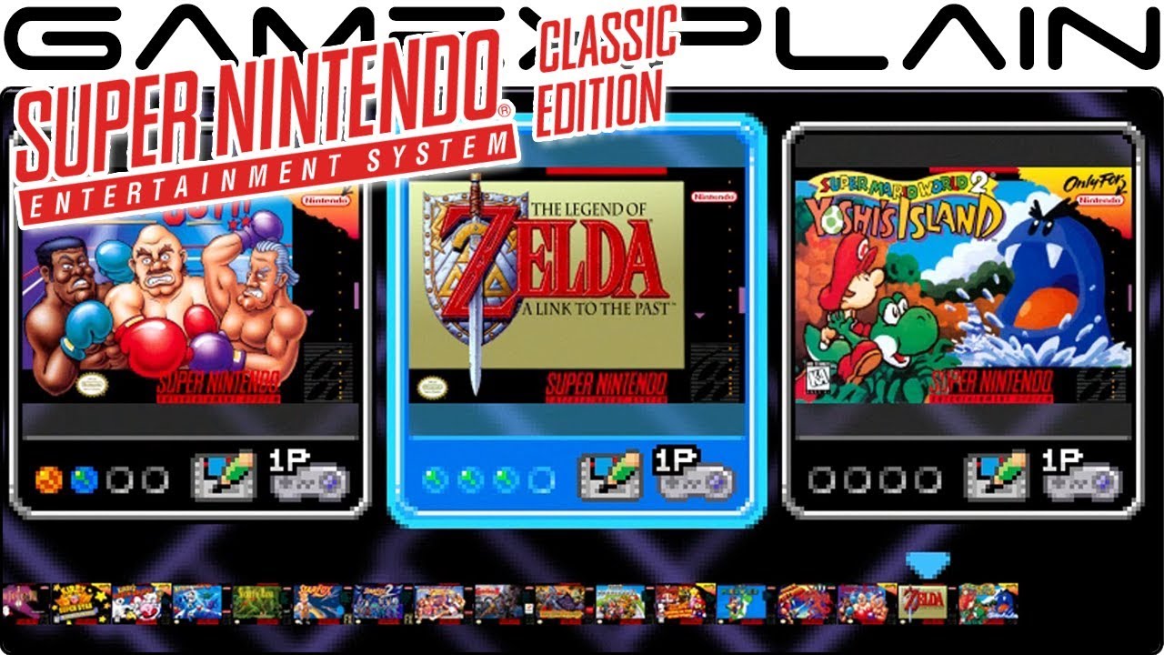 Super NES Classic Edition - Menu Tour + Music (Theme Song)