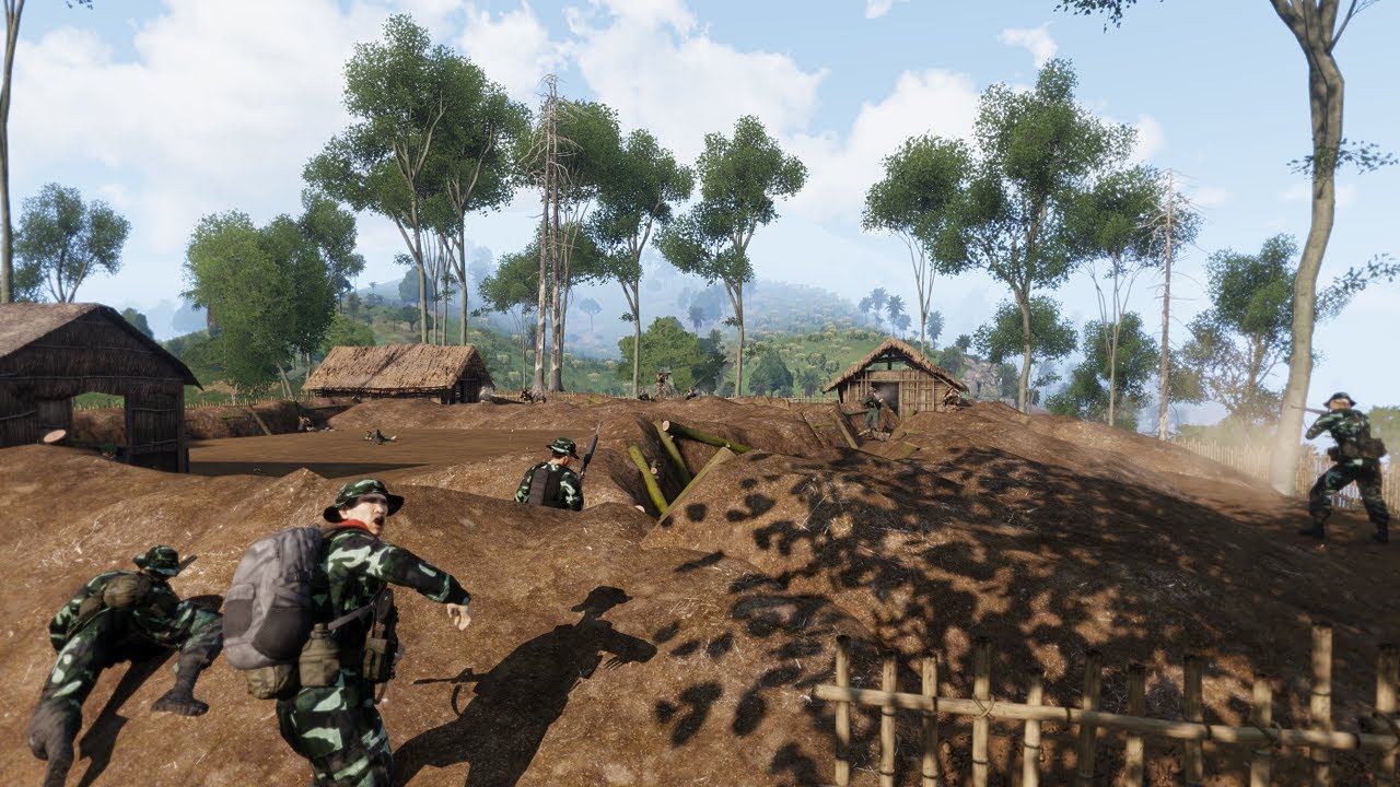 KAREN ARMY CAPTURED MYANMAR ARMY CAMP IN KAREN LAND - ARMA 3