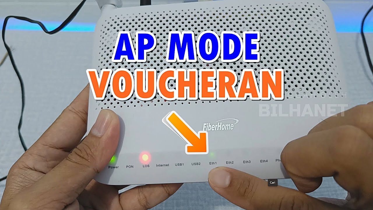 Setting Mode AP FiberHome HG6145D2 untuk Access Point Hotspot Voucher Mikrotik