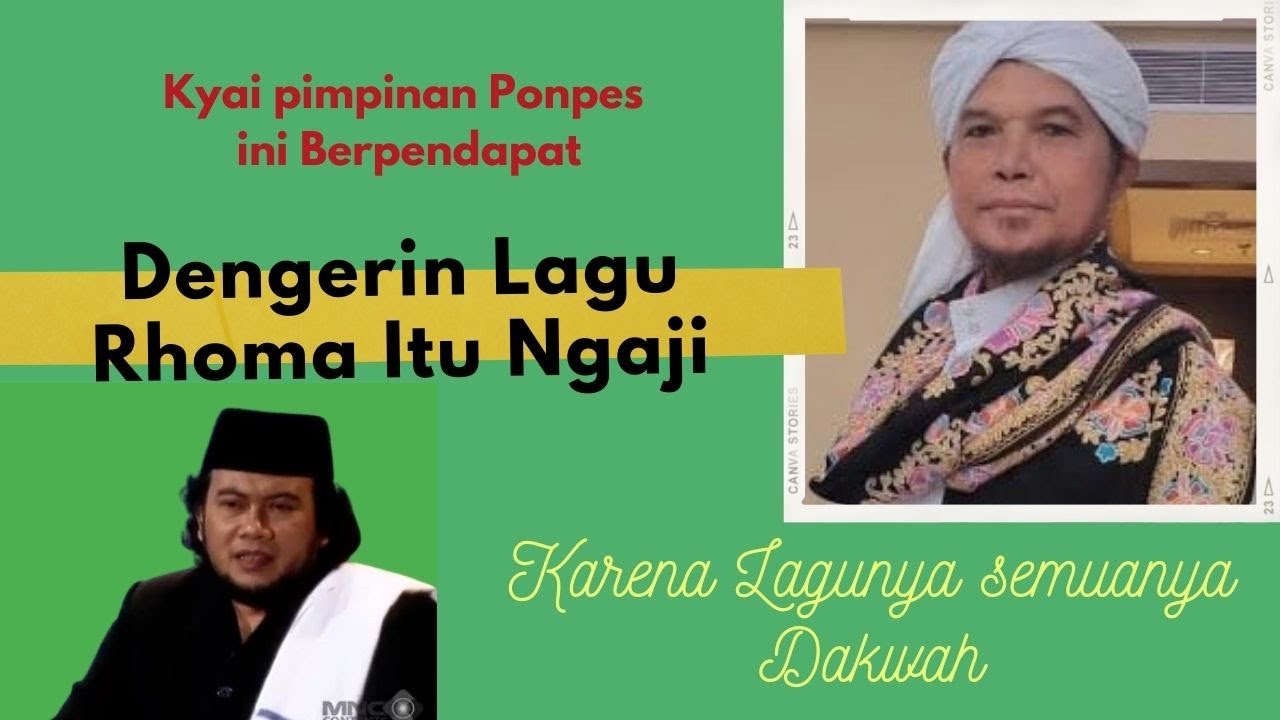 Dengerin Lagu Rhoma Itu Sama Dengan Ngaji, Kata Kyai Ini.