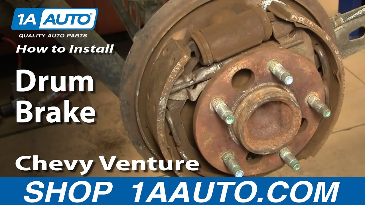 How to Replace Drum Brakes 97-05 Chevy Venture
