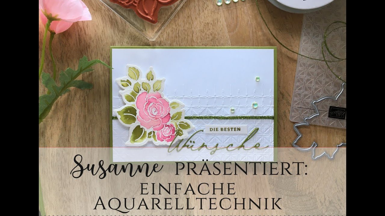 einfache Aquarelltechnik