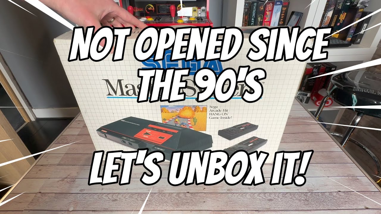 Unboxing a Sega Master system in 2025  It's not been opened since 1990!  good as new?