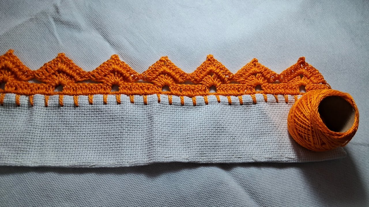 Barrado crochê fácil / iniciantes🧶🪢🪡