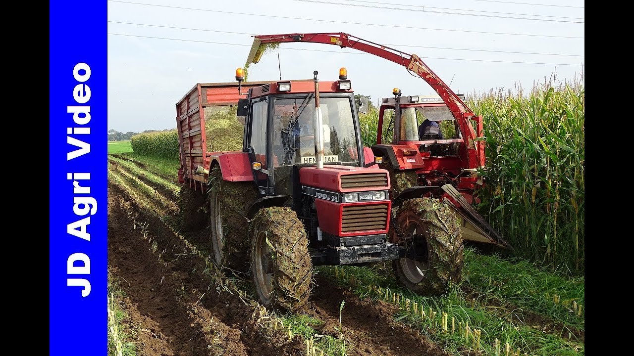 Mais hakselen 2017/International 956Xl/PZ MH 160S/Oene/Harvesting maize/Maishäckseln