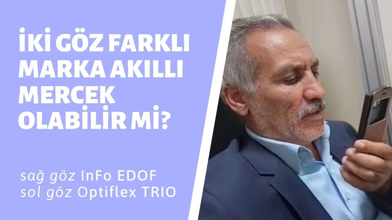 İki Göz Farklı Marka Akıllı Mercek Olabilir mi? | Opr. Dr. Celal Yeter