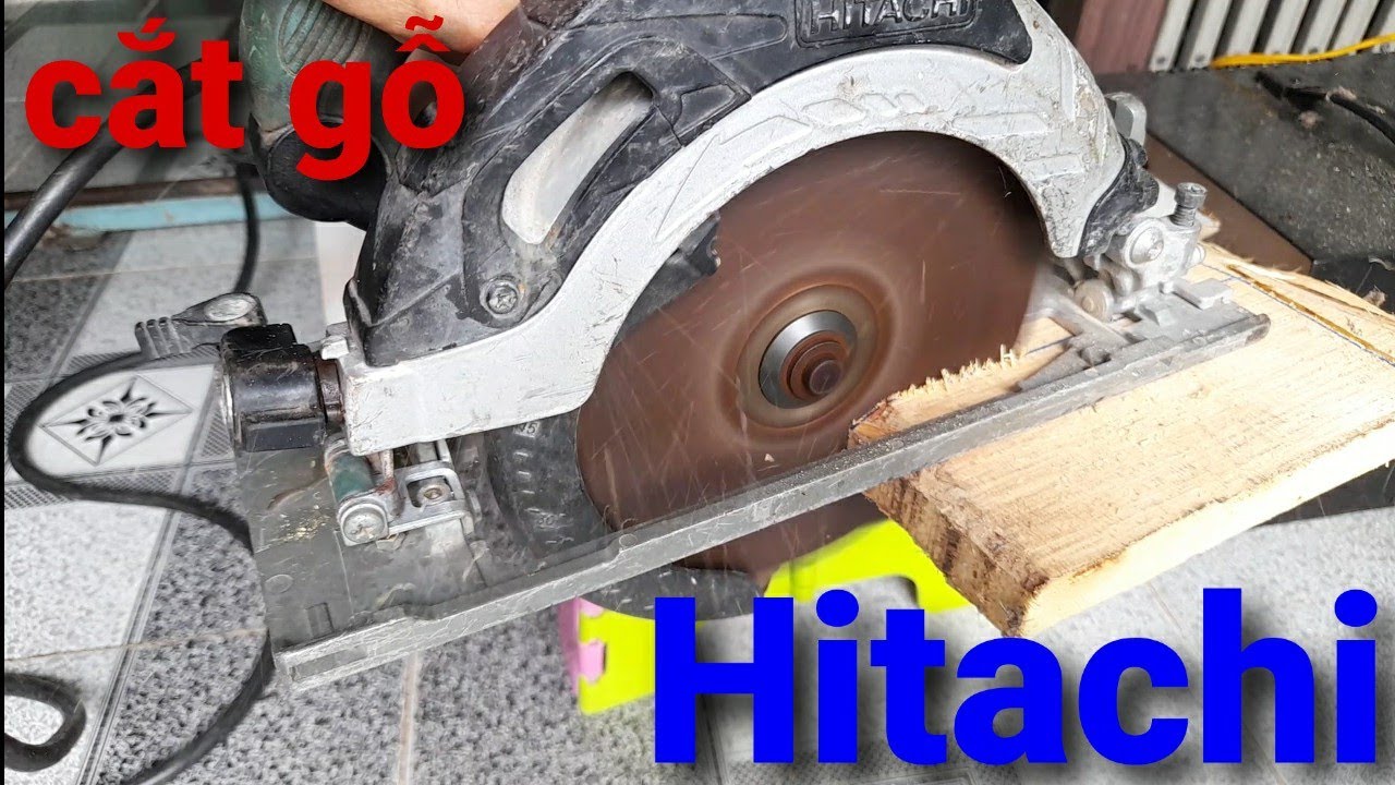 Cắt gỗ Hitachi, Cách Vệ Sinh Máy Cắt gỗ Hitachi C6UBY 1150W