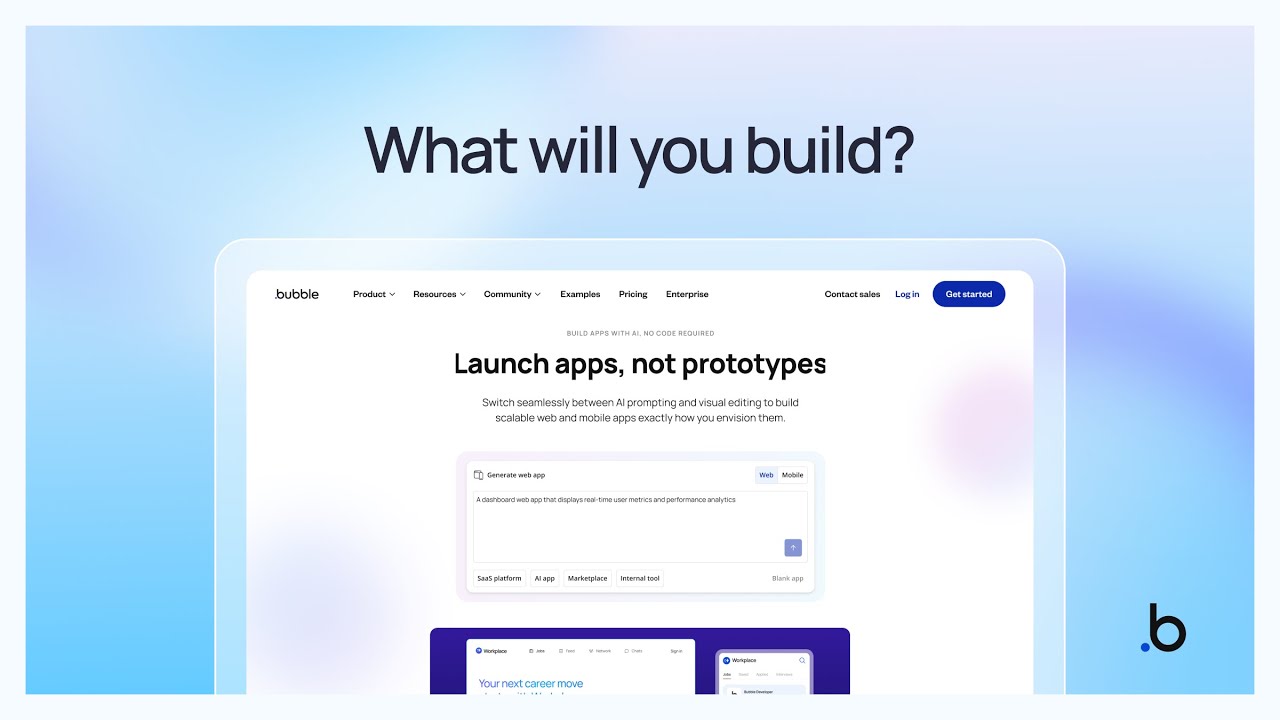 Build Apps in Minutes | Bubble AI for Mobile + Web