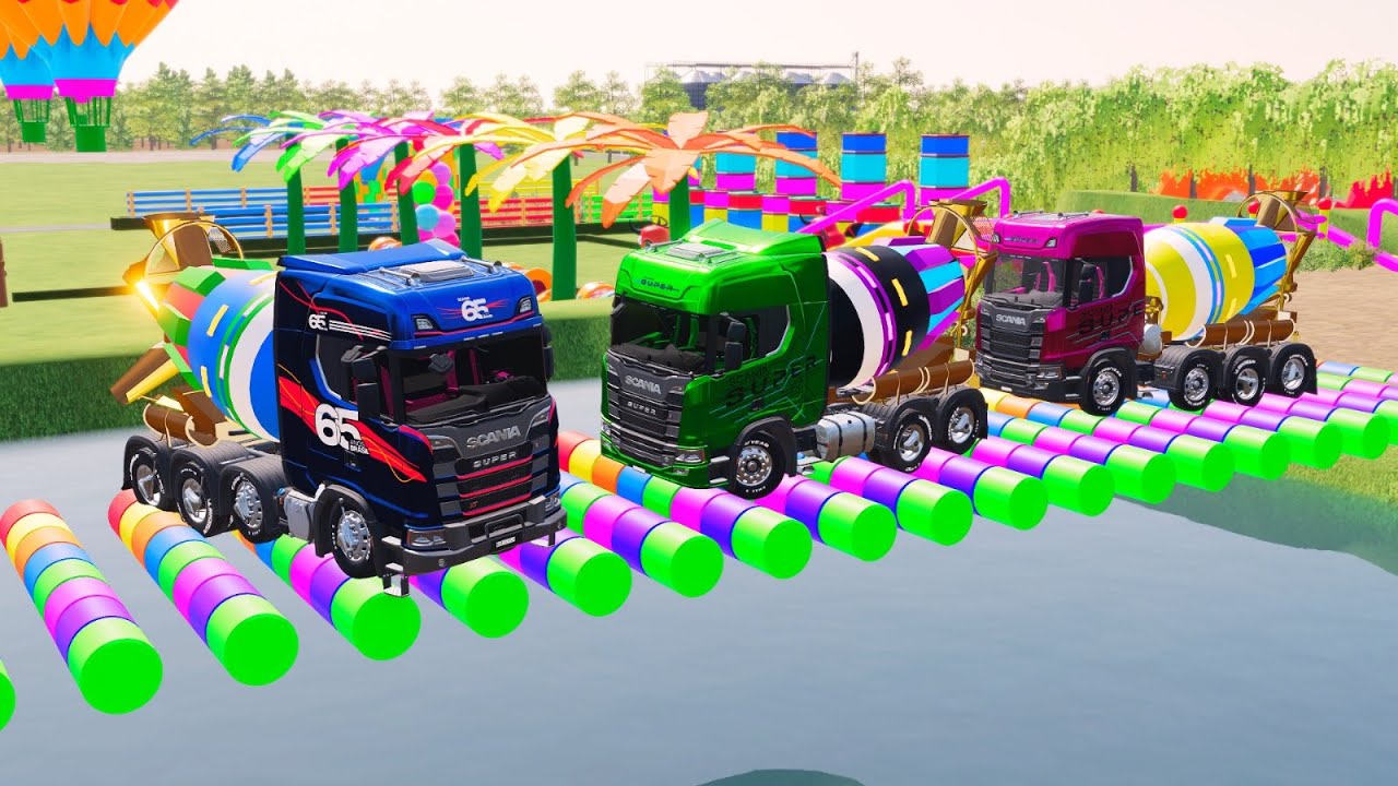 Flatbed McQueen | Transportation with Truck – Dangerous Mission #6