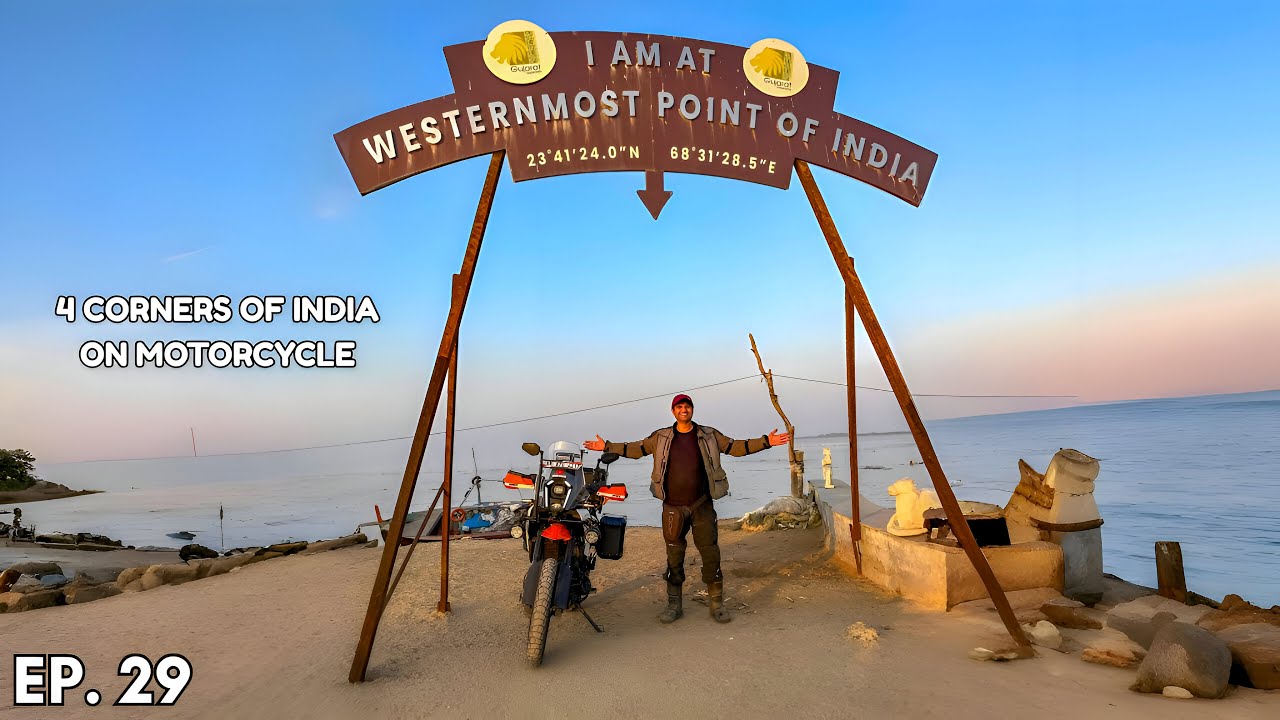 I am at Westernmost Point Of India | Koteshwar Gujarat | End of Exploring India Honestly 