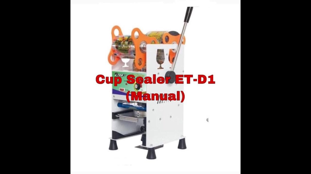 Cup Sealer Mesin Press Gelas ET-D1 (Manual) untuk Gelas Jumbo