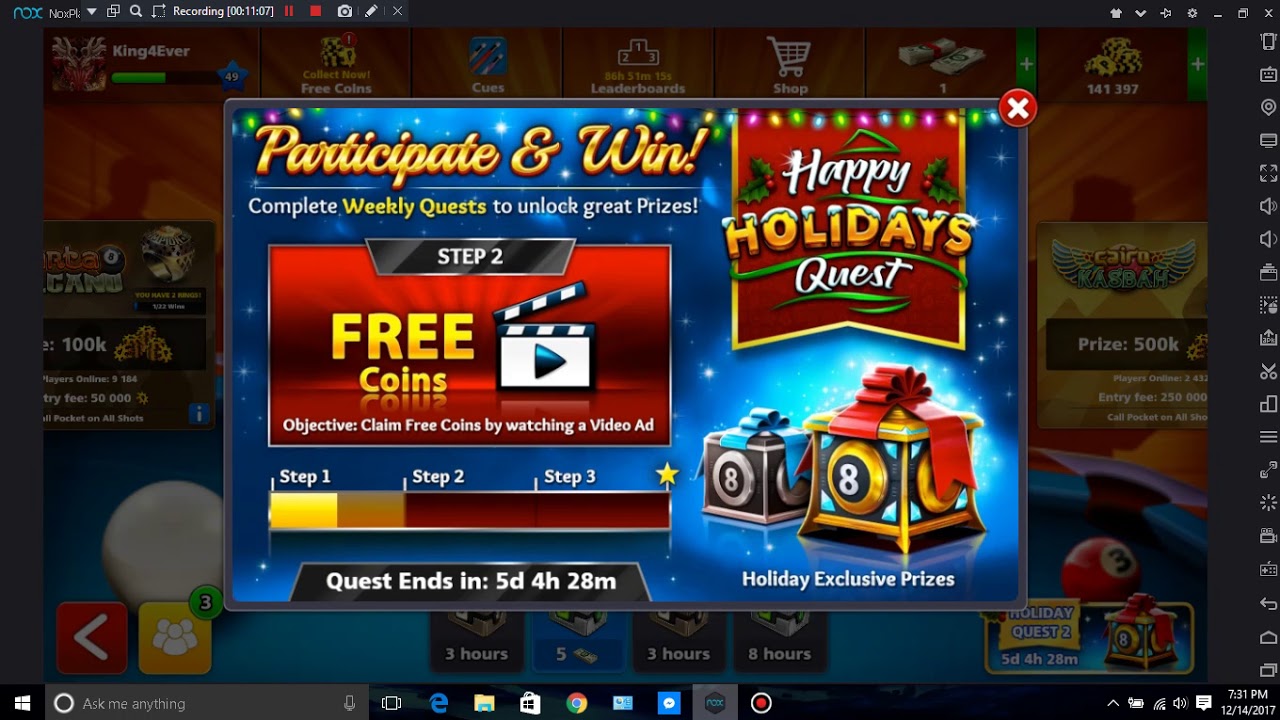 8 ball pool hack how to get 2 golden spin vision 3.12.0