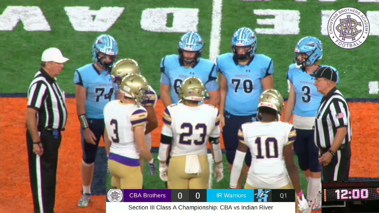 CBA Football Section III Championship vs Indian River