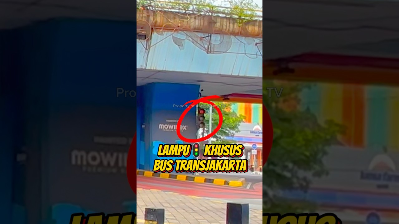 LAMPU MERAH 🚥 KHUSUS BUS TRANSJAKARTA KOK CEPET BGT IJONYA?! #trafficlight #lampumerah #apill