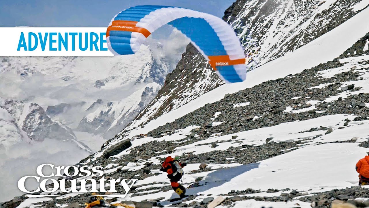 Paragliding from nearly 8,000m on Everest's South Col