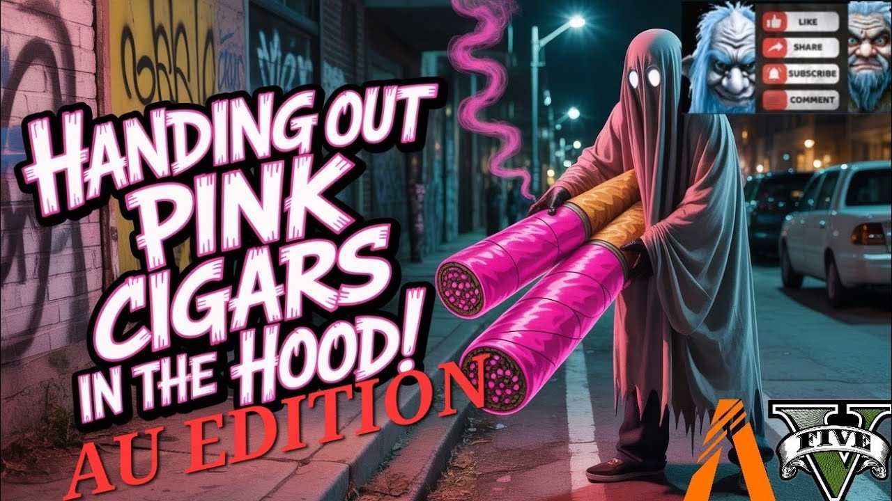Handing out pink cigars in the hood AU Edition! | GTA5 RP | 2 Troll Gaming |