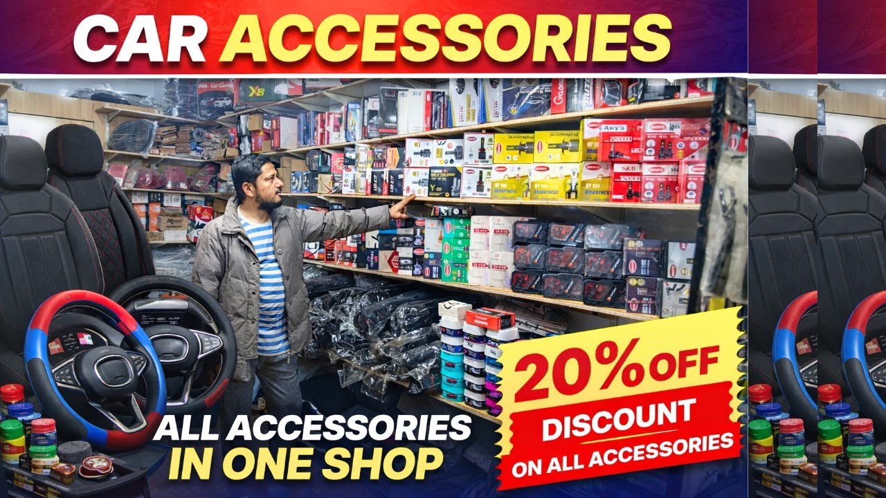 All car accessories in one shop | car modification parts and accessories | 20 % off  | Karachi car