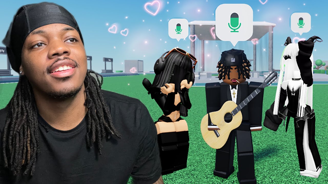 Roblox but My SINGING VOICE SHOCKED Them on MIC UP! *she fell in love*