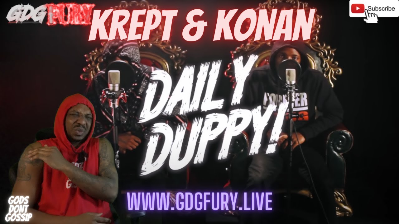 AMERICAN Reacts to KREPT & KONAN - DAILY DUPPY S:2 EP:8 [GRM DAILY]