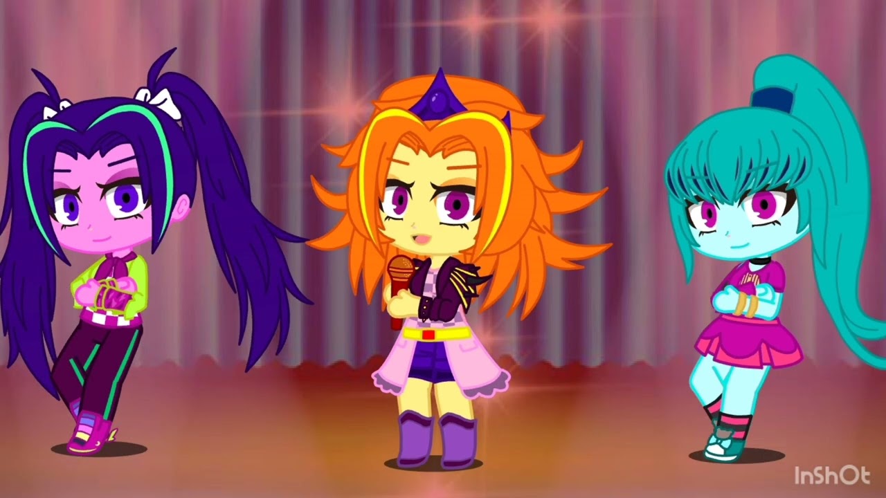 (449) Adagio Dazzle, Aria Blaze, and Sonata Dusk Crash K-Lo and Su-Z's Concert!