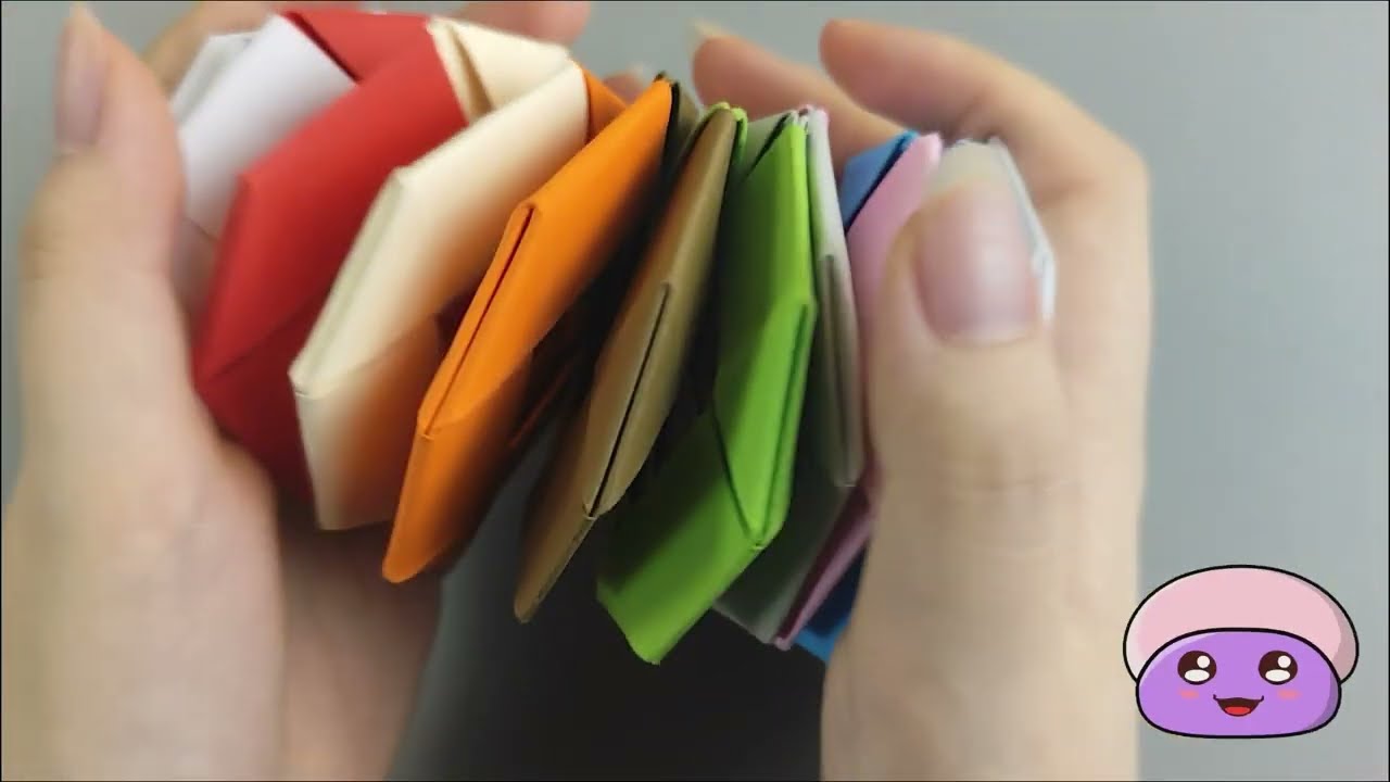 Origami Slinky Craft Ideas DIY RELAX ASMR