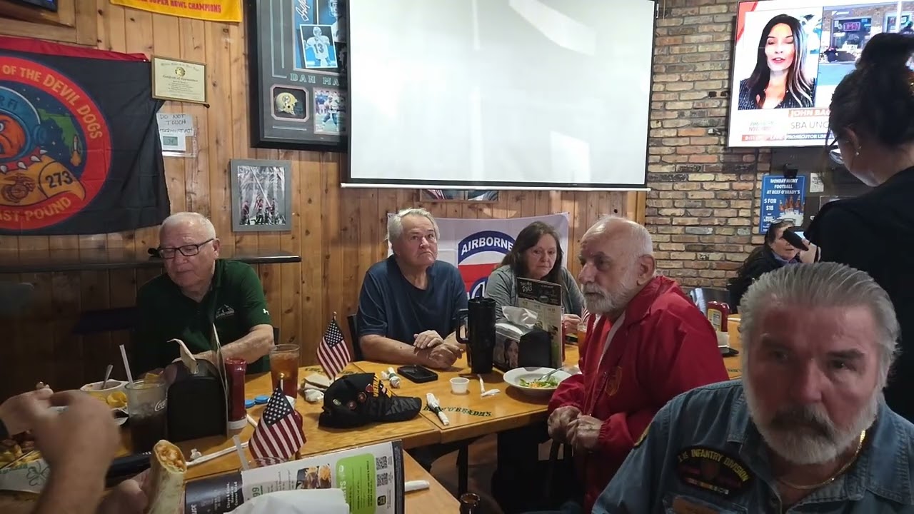 Veterans enjoying Veterans friendship 