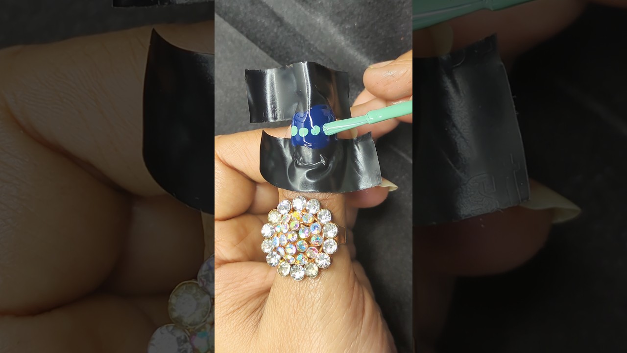 Begginers friendly easy nail art design 🤩 