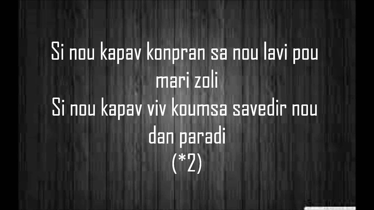 Pou pa mor kouyon parol- Eric Triton