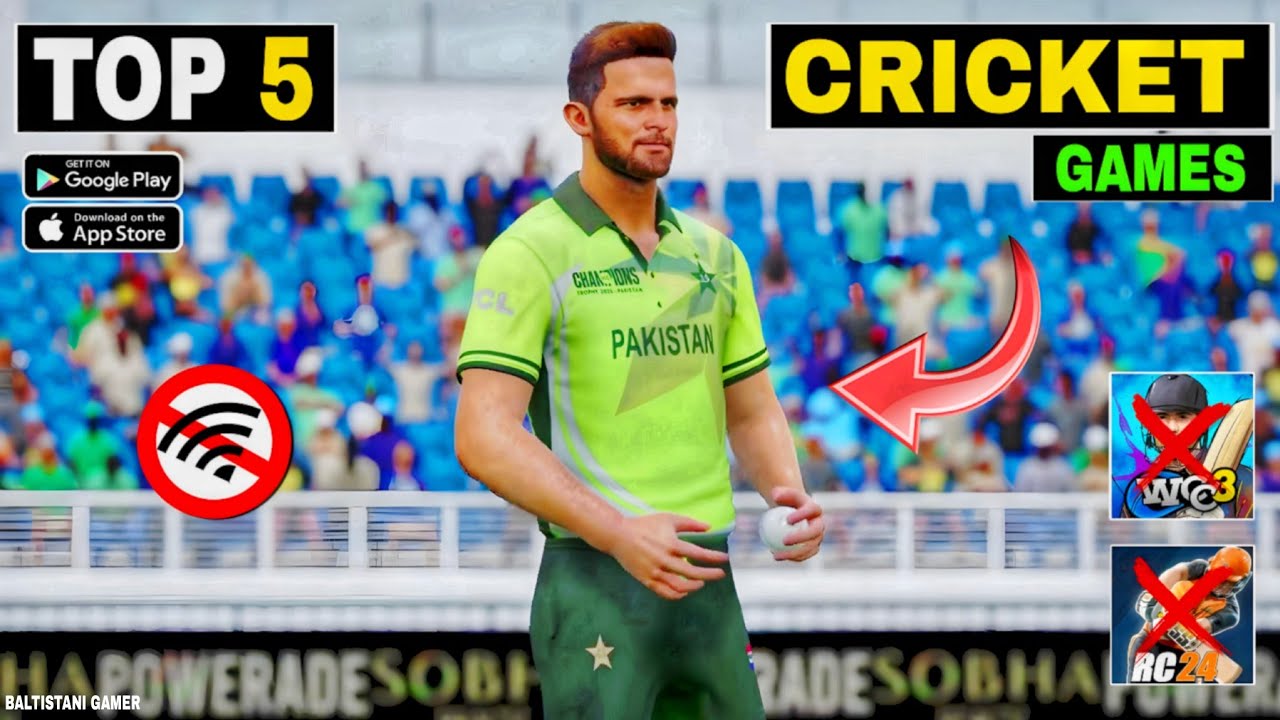 Top 5 Cricket Games For Android 💥 Champions Trophy 25 Special 🏆 Best Games For Mobile 2025