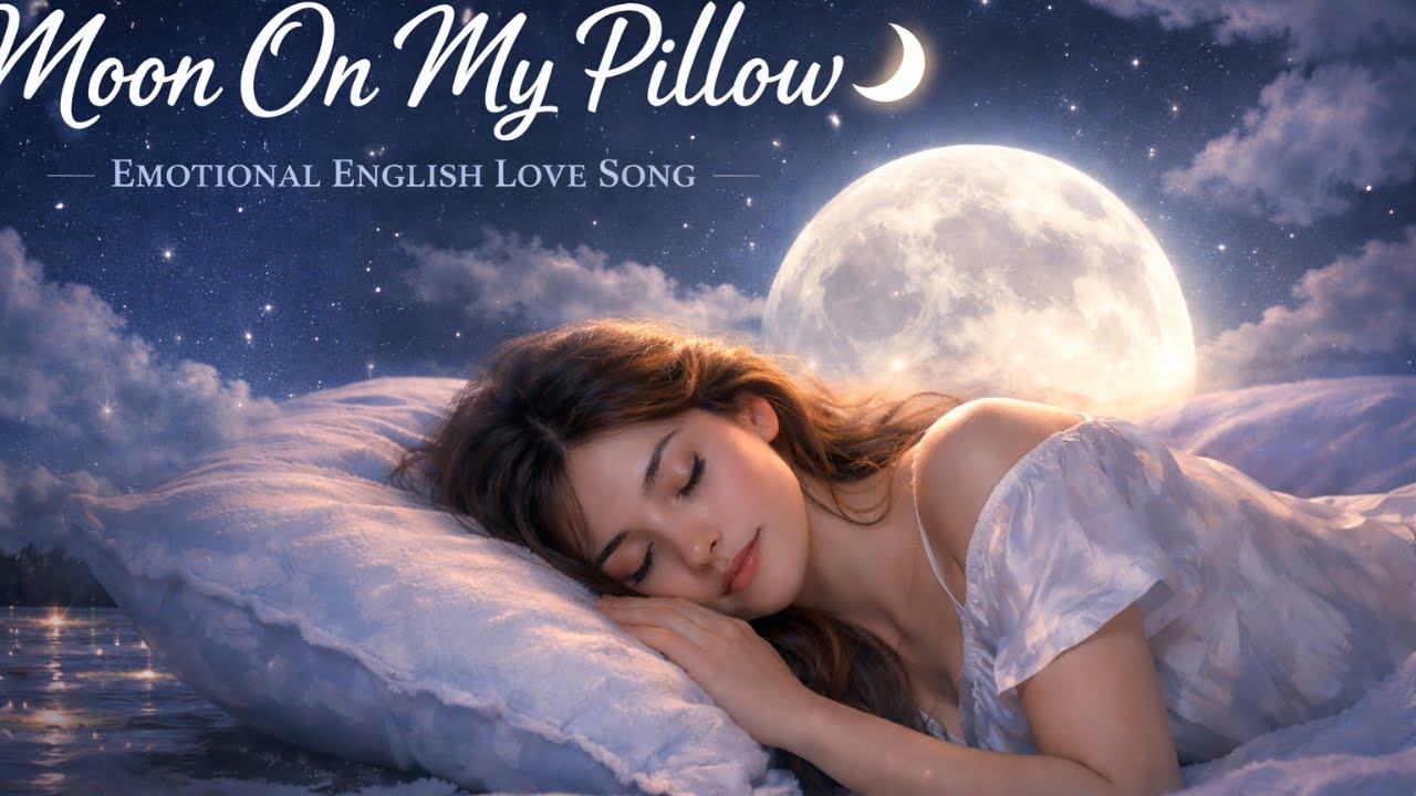 Moon On My Pillow 🌙  Emotional English Love Song  Midnight Heart Touching Melody