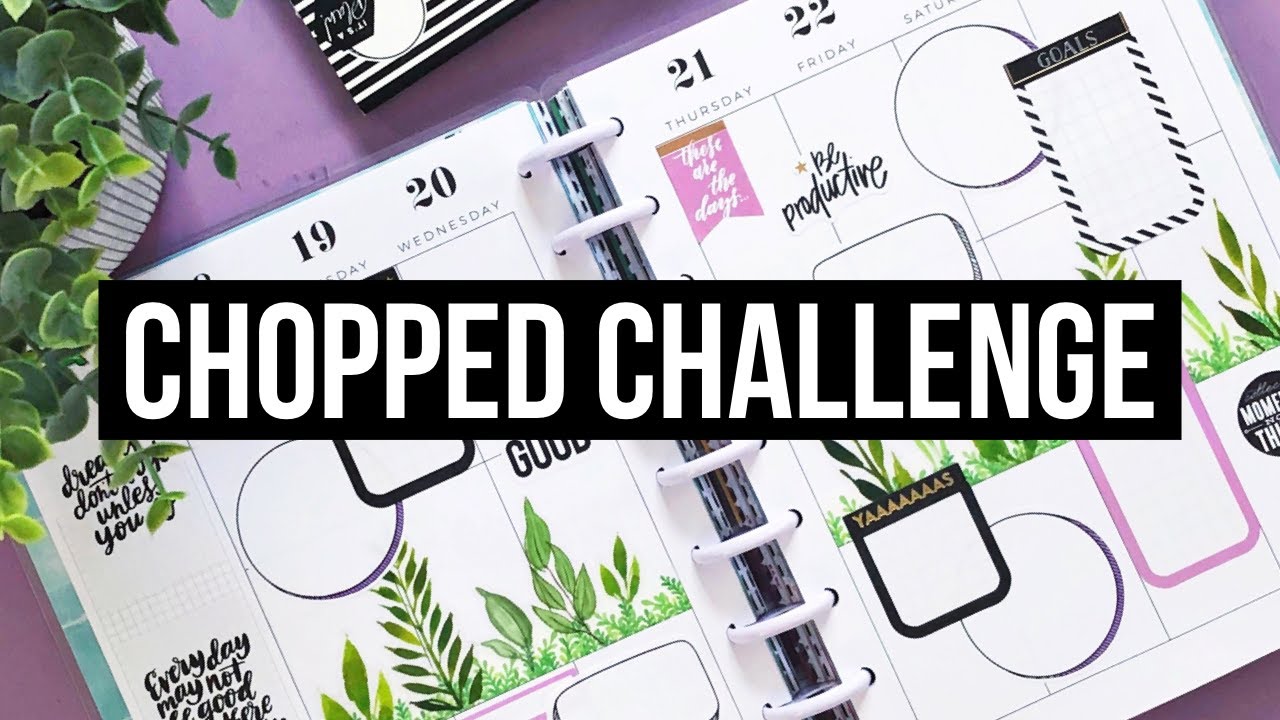 Planner With Me - Chopped Challenge! // My Daughter Chooses my Materials // Classic Happy Planner