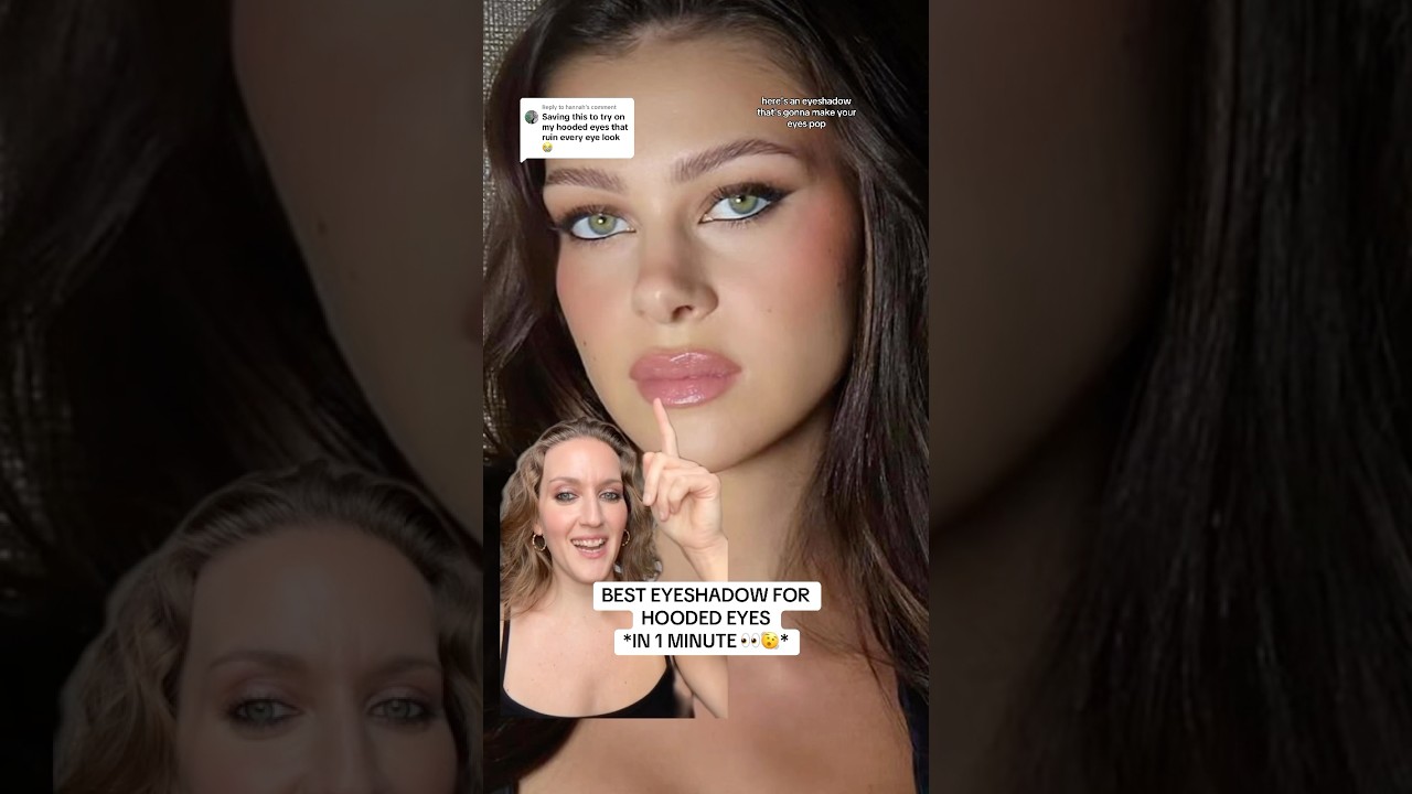 ЛУЧШИЕ ТЕНИ ДЛЯ ВЕК С НАВЕСНЫМИ ВЕКАМИ *ЗА 1 МИНУТУ!* 👀🫨 