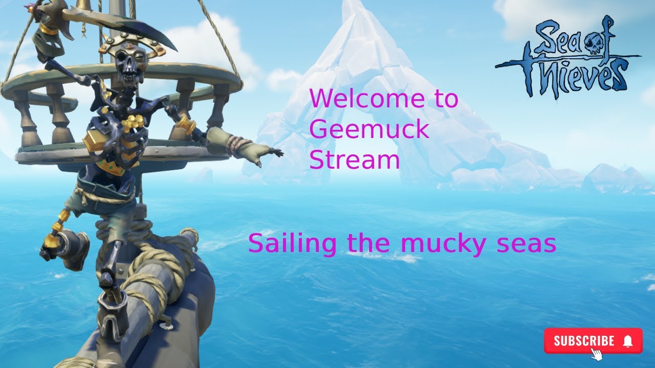 LIVE STREAM! #3. rowboat to pirate legend challenge has begun, every sunday #seaofthieves #gaming