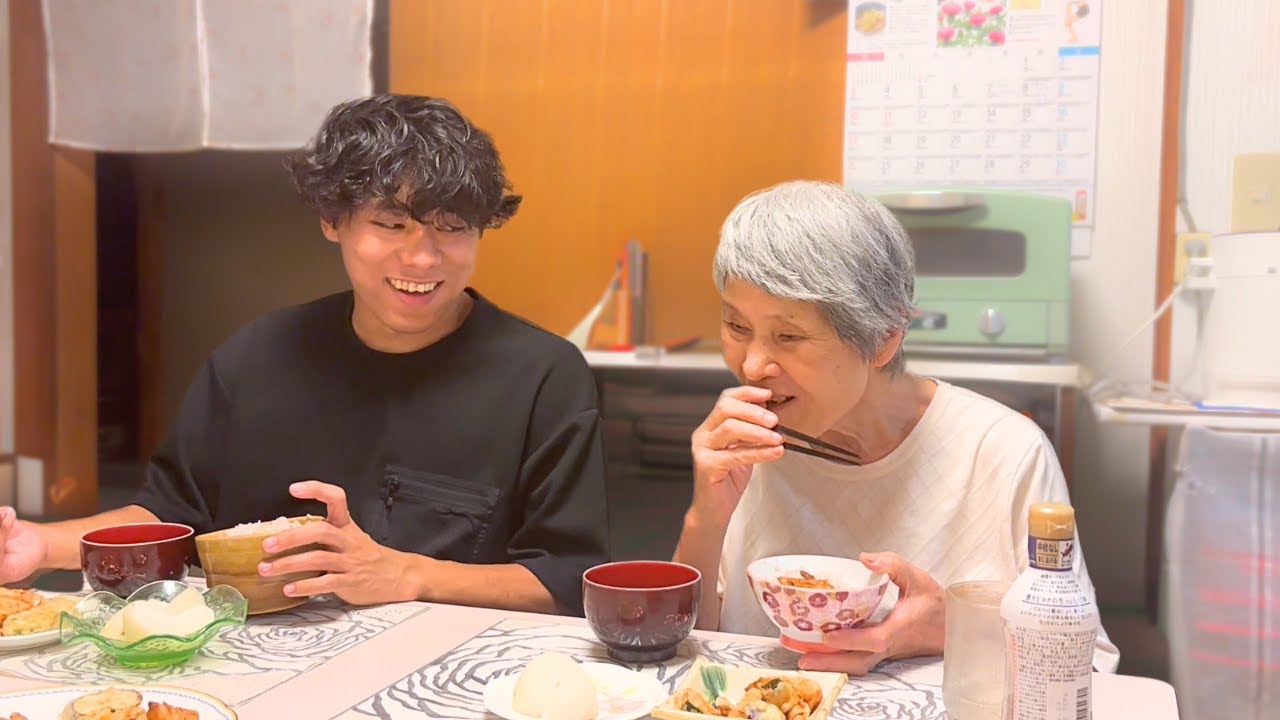 おばあちゃんがつくる野菜天ぷら【孫と二人暮らし】