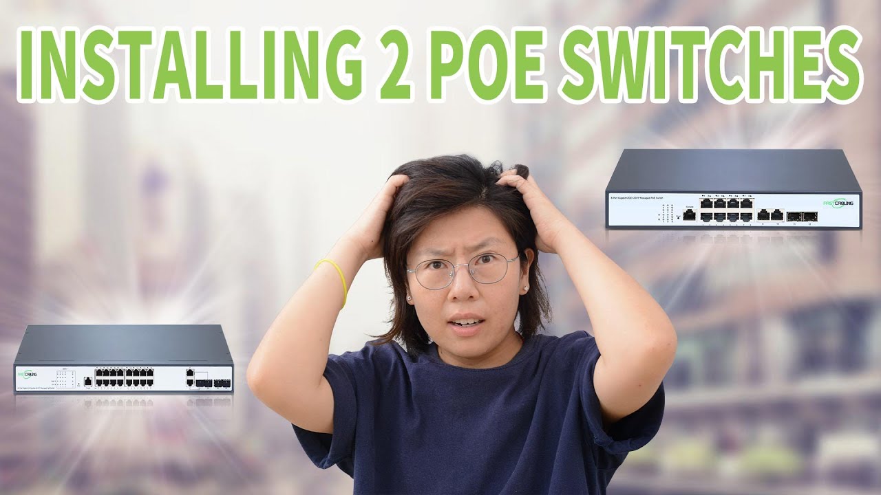 Reliez 2 commutateurs PoE via un c&acirc;ble Ethernet Cat6