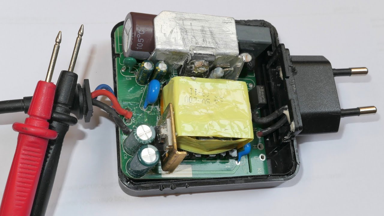 Faulty 65W USB-C fast charger analysis and fix
