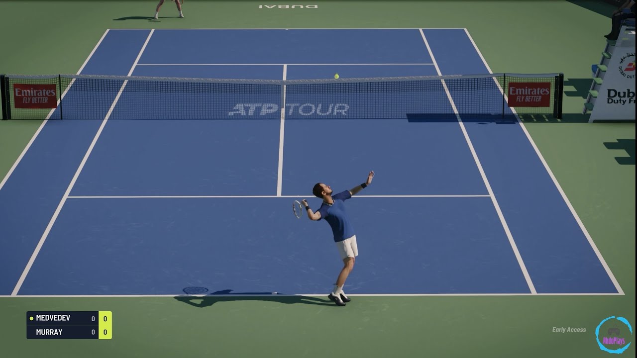 Daniil Medvedev vs. Andy Murray - Dubai - Tiebreak gameplay