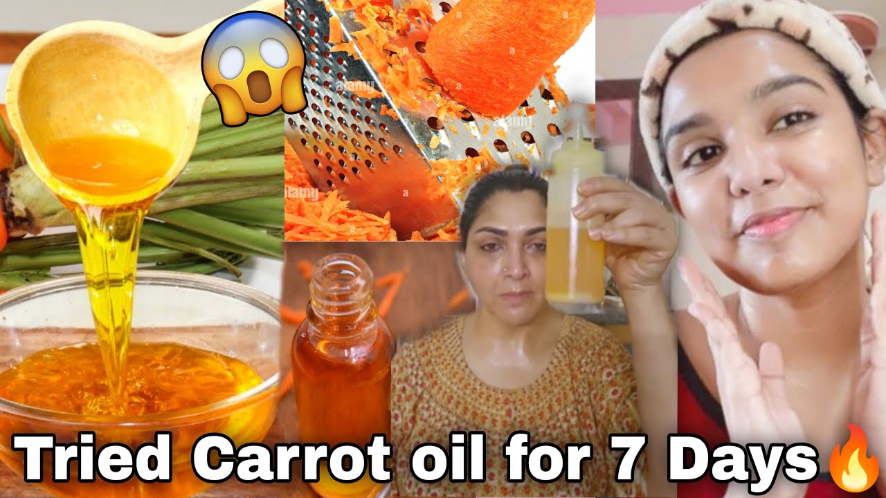 🔥 I Tried Viral Carrot Oil For 7 Days |Khushoos beauty secret | Carrot oil for Skin whitening?