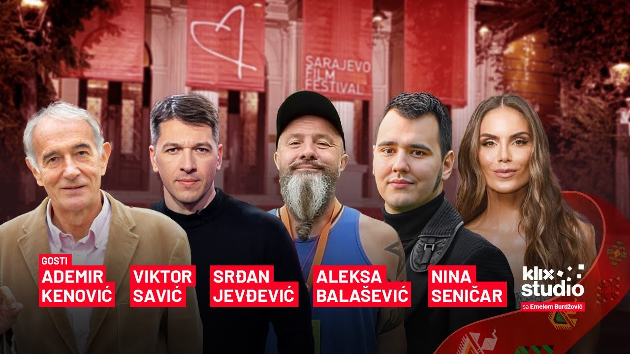 Klix Studio na SFF-u: Aleksa Balašević, Ademir Kenović, Srđan Jevđević, Viktor Savić i Nina Seničar