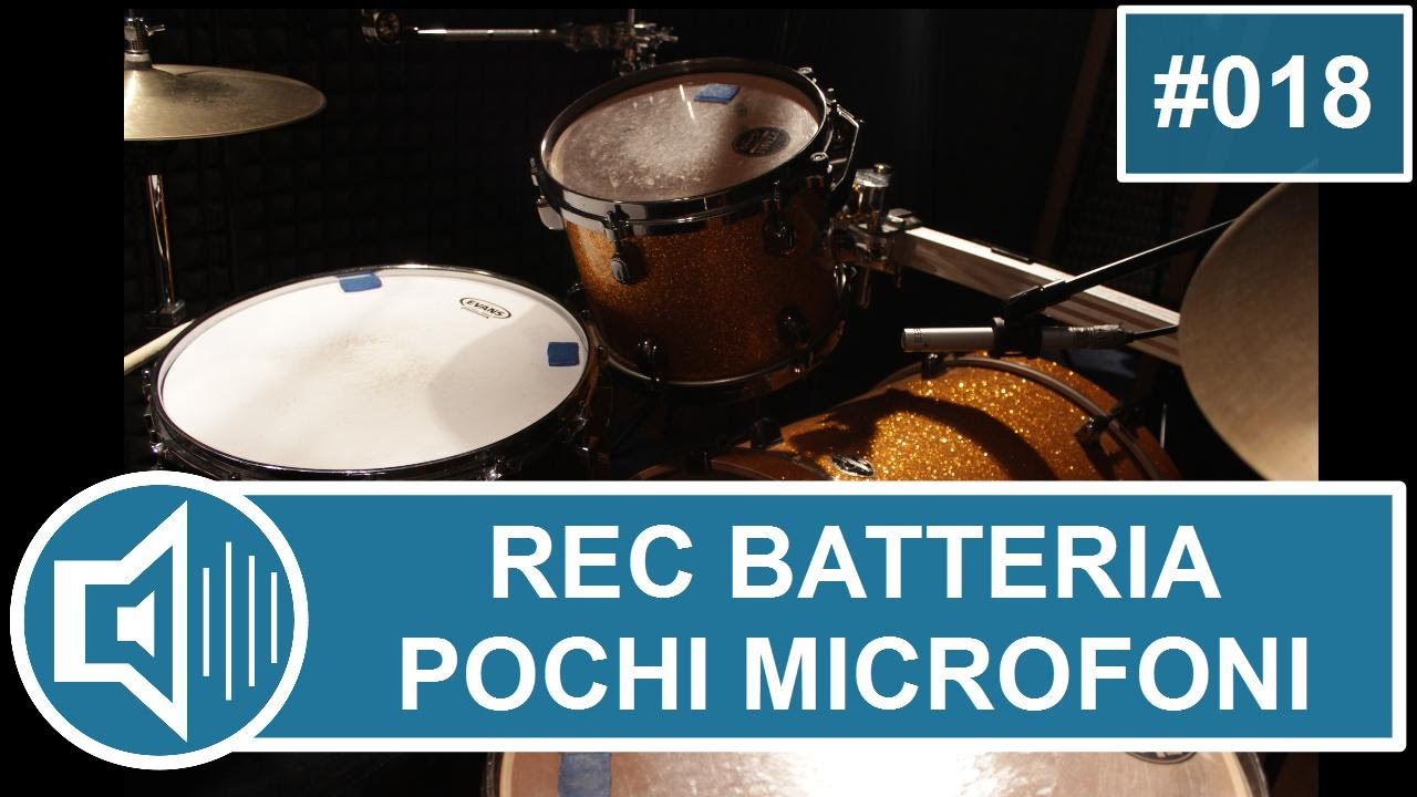 Registrare la batteria con pochi microfoni [vchr018]