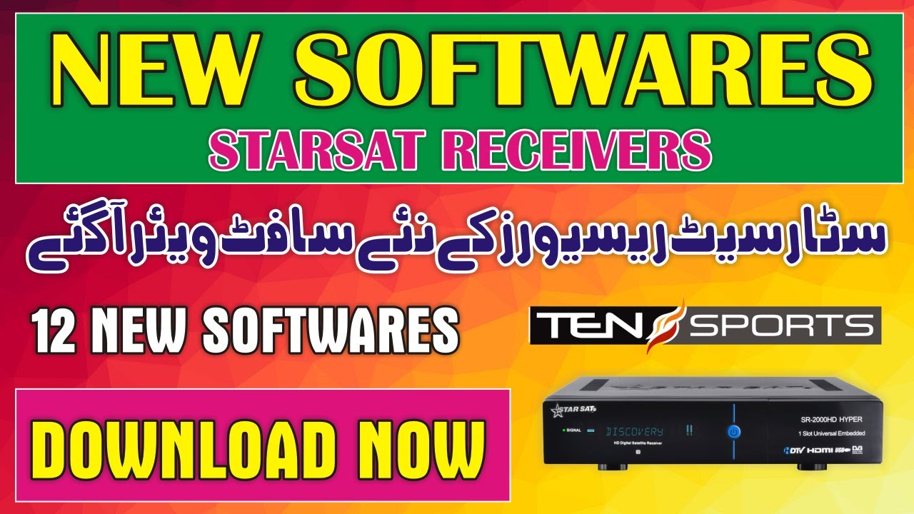 Starsat Receivers new Software April 2020 | Rohan Khan Tech